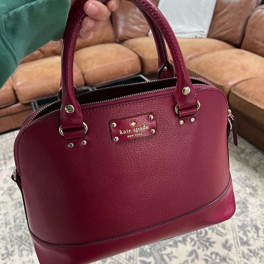 Kate Spade Deep Red Satchel